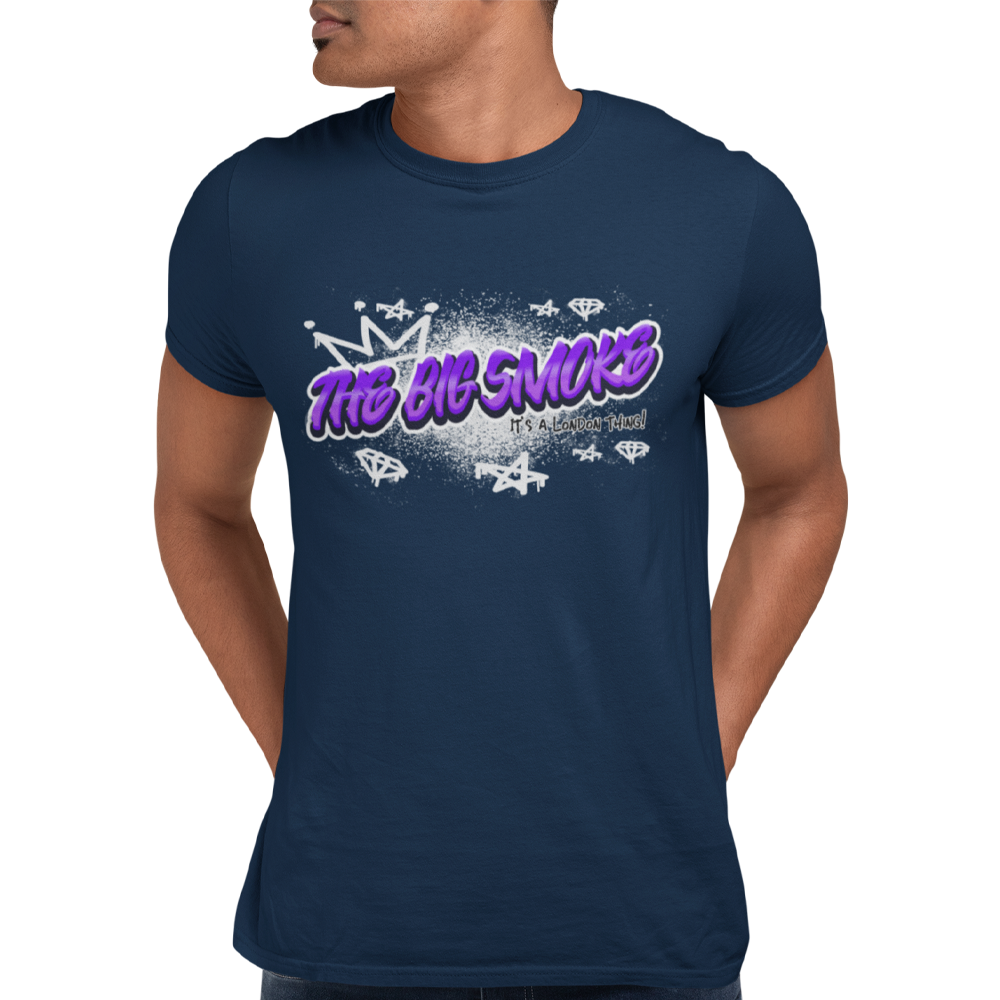 Unisex Heavyweight T Shirt - The Big Smoke "Graffiti Style"