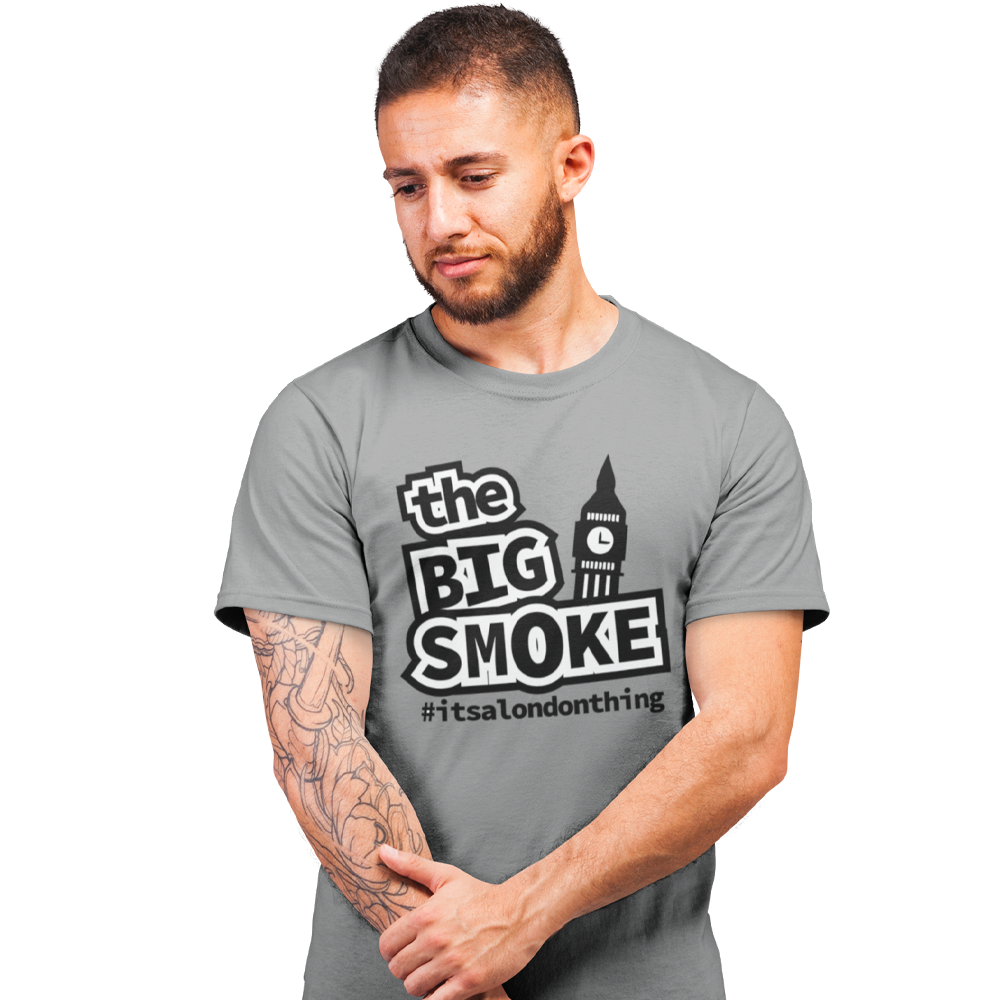 Unisex Heavyweight T Shirt - The Big Smoke "It's a London Thing"