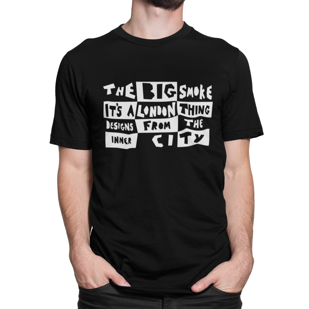 Unisex Heavyweight T Shirt - The Big Smoke "Designs From The Inner City"