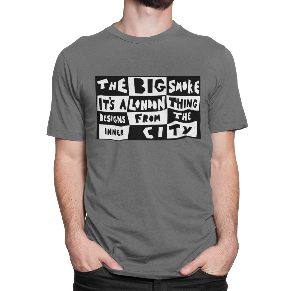 Unisex Heavyweight T Shirt - The Big Smoke "Designs From The Inner City"