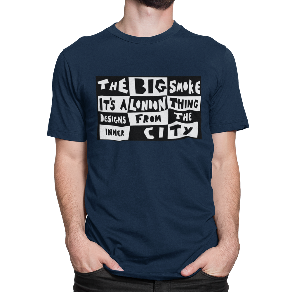 Unisex Heavyweight T Shirt - The Big Smoke "Designs From The Inner City"
