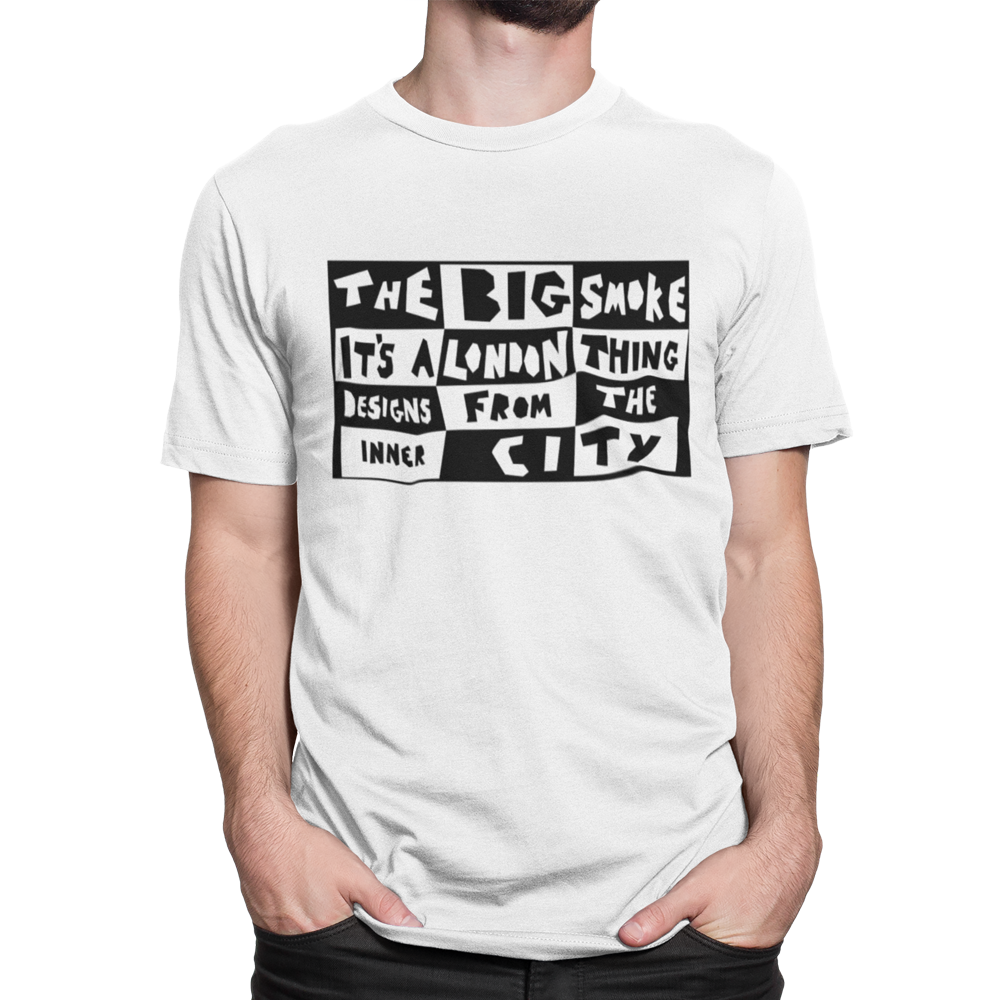Unisex Heavyweight T Shirt - The Big Smoke "Designs From The Inner City"