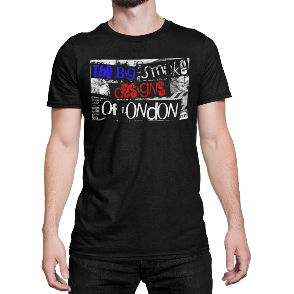 Unisex Heavyweight T Shirt - The Big Smoke - Punk Design