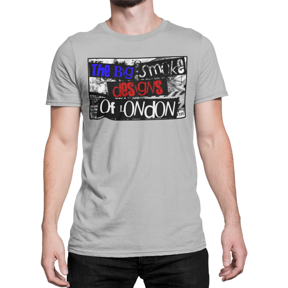 Unisex Heavyweight T Shirt - The Big Smoke - Punk Design