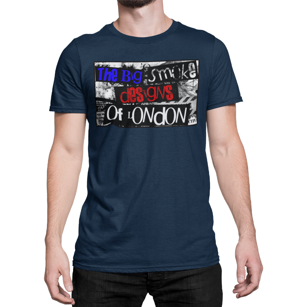 Unisex Heavyweight T Shirt - The Big Smoke - Punk Design