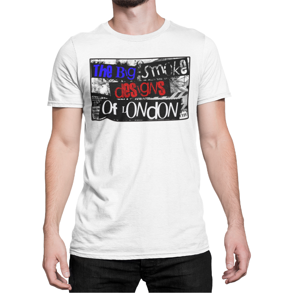 Unisex Heavyweight T Shirt - The Big Smoke - Punk Design