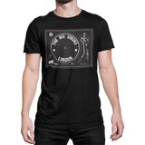 Unisex Heavyweight T Shirt - The Big Smoke "Turntable Design"