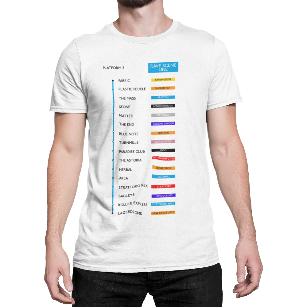 Unisex Heavyweight T Shirt - The Rave Scene Line