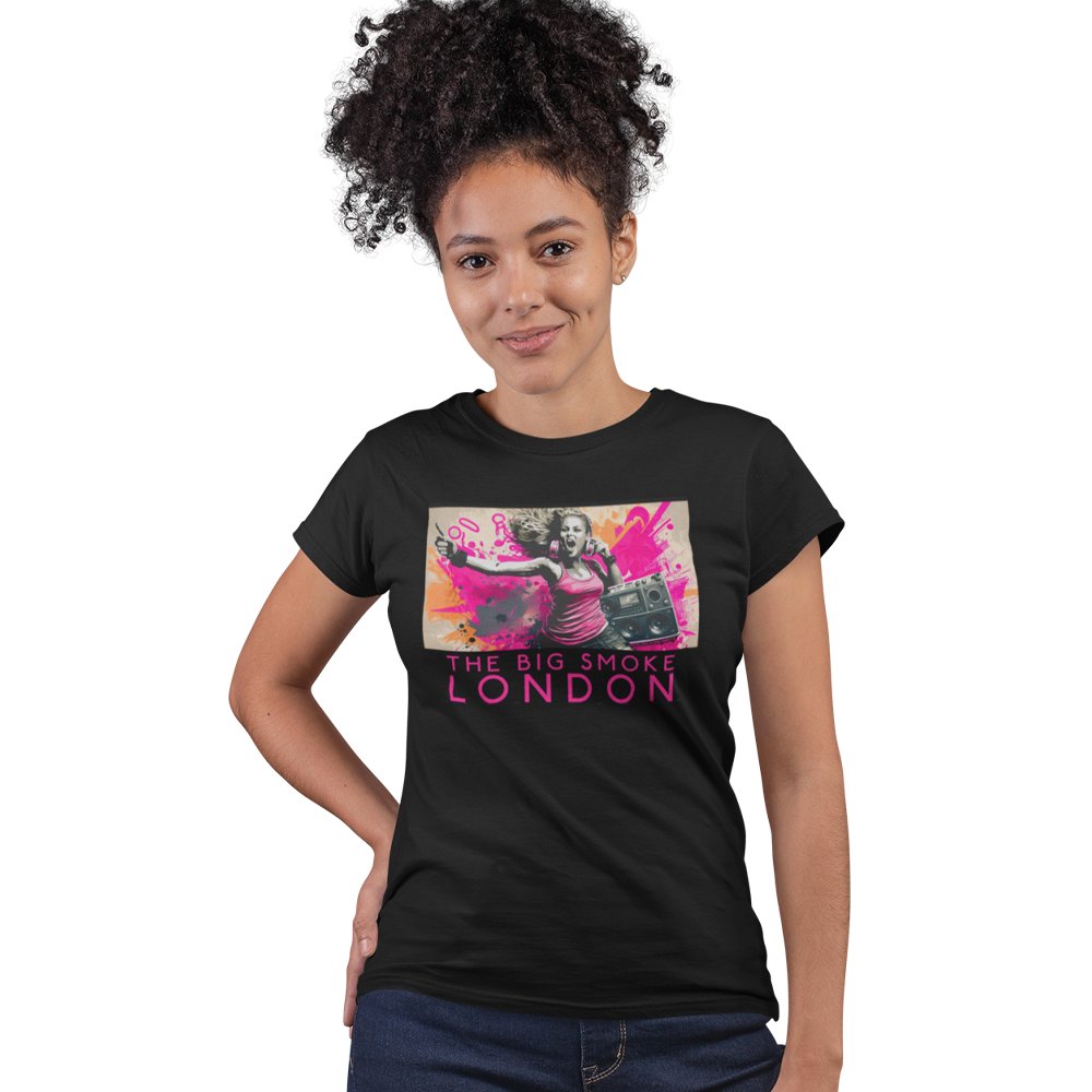 Women's Short Sleeve T-Shirt - The Big Smoke - Urban Child