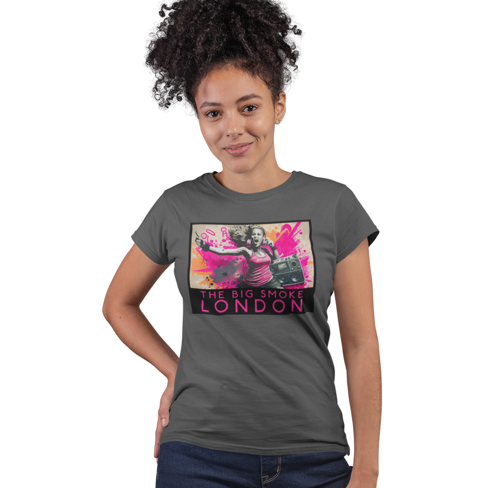 Women's Short Sleeve T-Shirt - The Big Smoke - Urban Child
