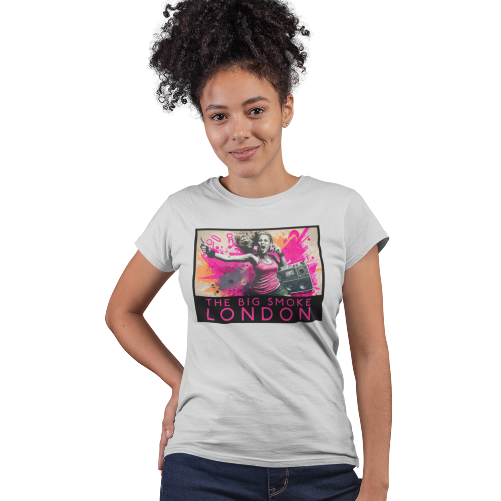 Women's Short Sleeve T-Shirt - The Big Smoke - Urban Child