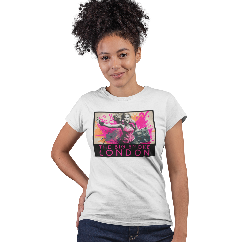 Women's Short Sleeve T-Shirt - The Big Smoke - Urban Child