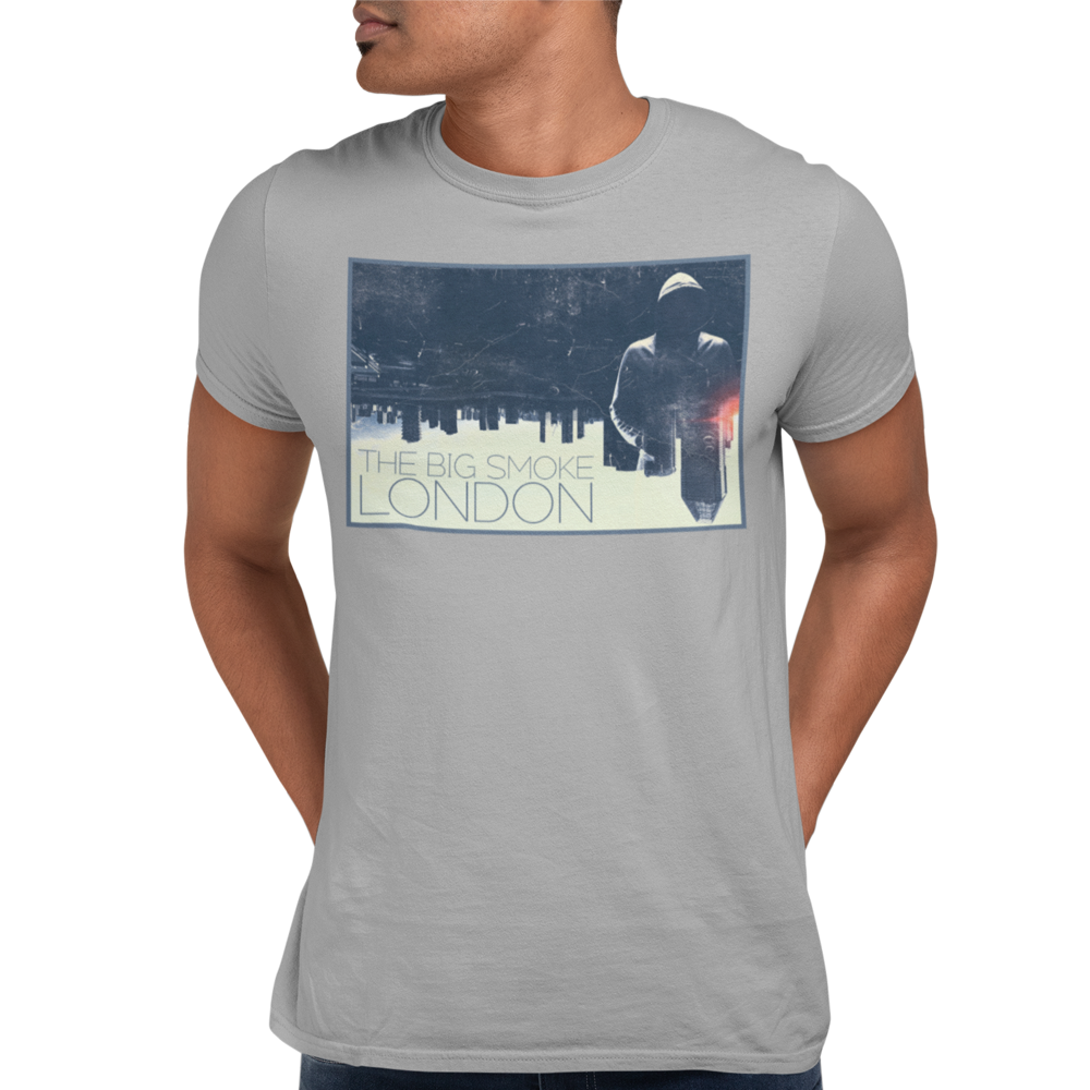 Unisex Heavyweight T Shirt - The Big Smoke - Urban Skyline