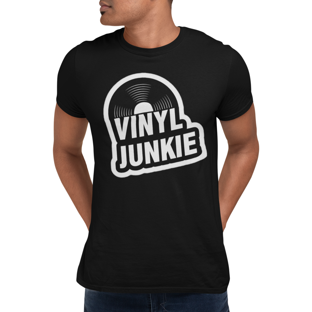 Unisex Heavyweight T Shirt - Vinyl Junkie