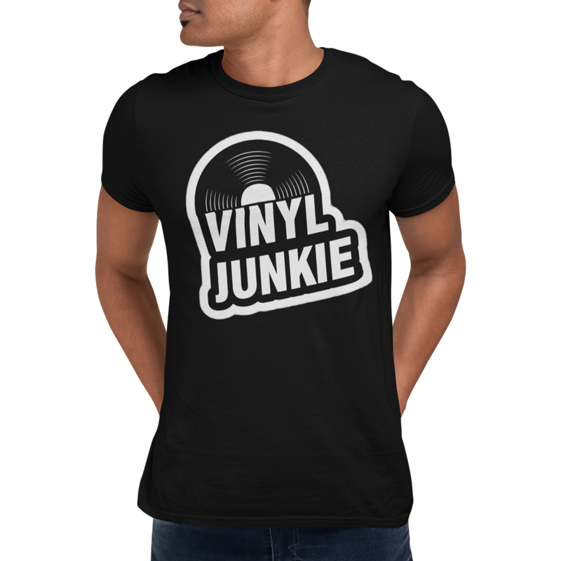 Unisex Heavyweight T Shirt - Vinyl Junkie