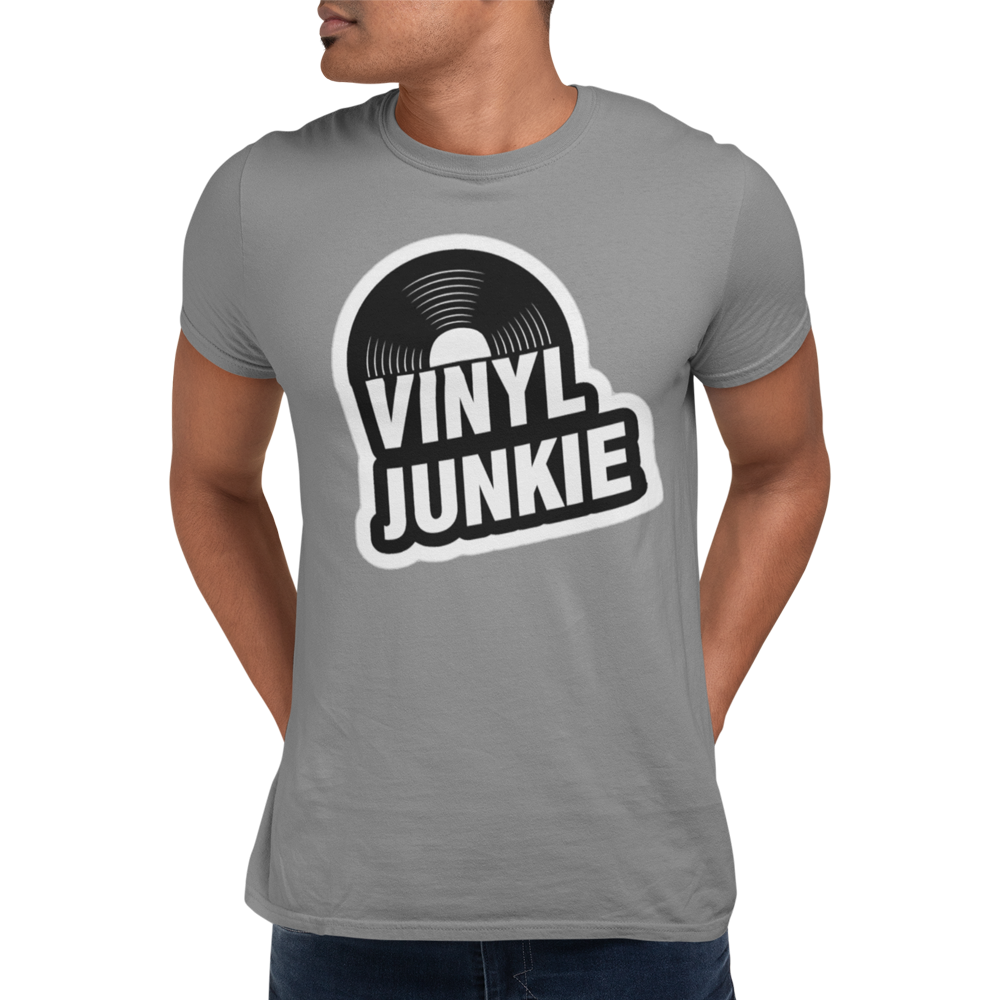 Unisex Heavyweight T Shirt - Vinyl Junkie