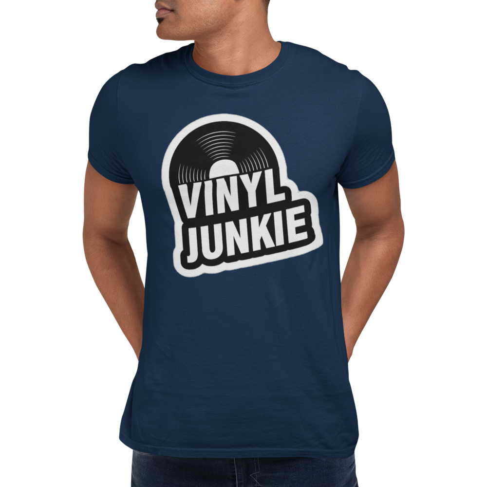Unisex Heavyweight T Shirt - Vinyl Junkie