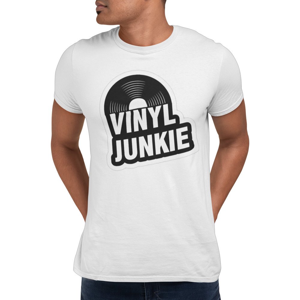 Unisex Heavyweight T Shirt - Vinyl Junkie