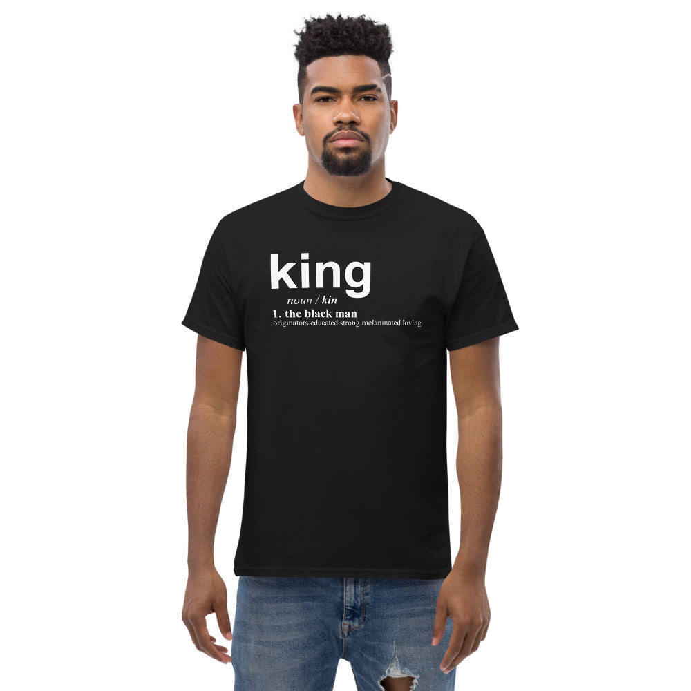 Unisex Heavyweight T Shirt - King "Dictionary"
