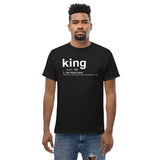 Unisex Heavyweight T Shirt - King "Dictionary"