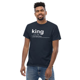 Unisex Heavyweight T Shirt - King "Dictionary"