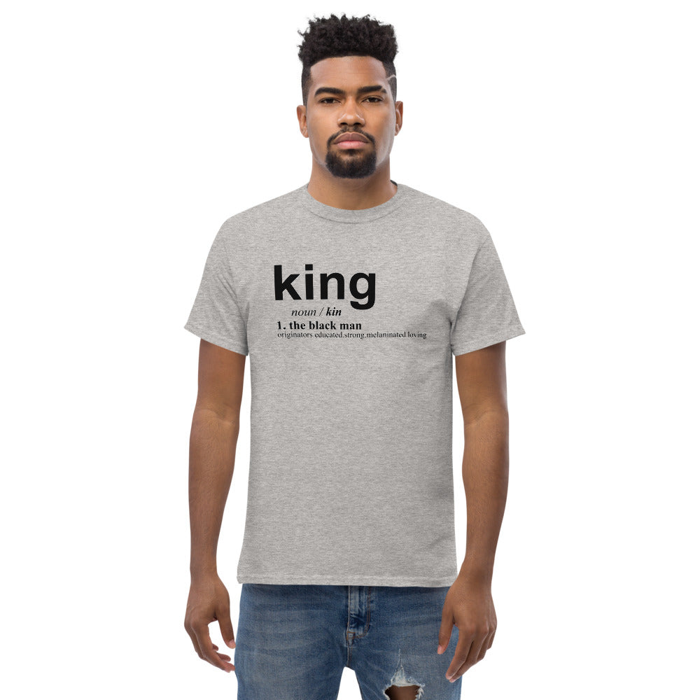 Unisex Heavyweight T Shirt - King "Dictionary"