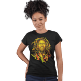 Unisex Heavyweight T Shirt - Bob Marley (Abstract Design)