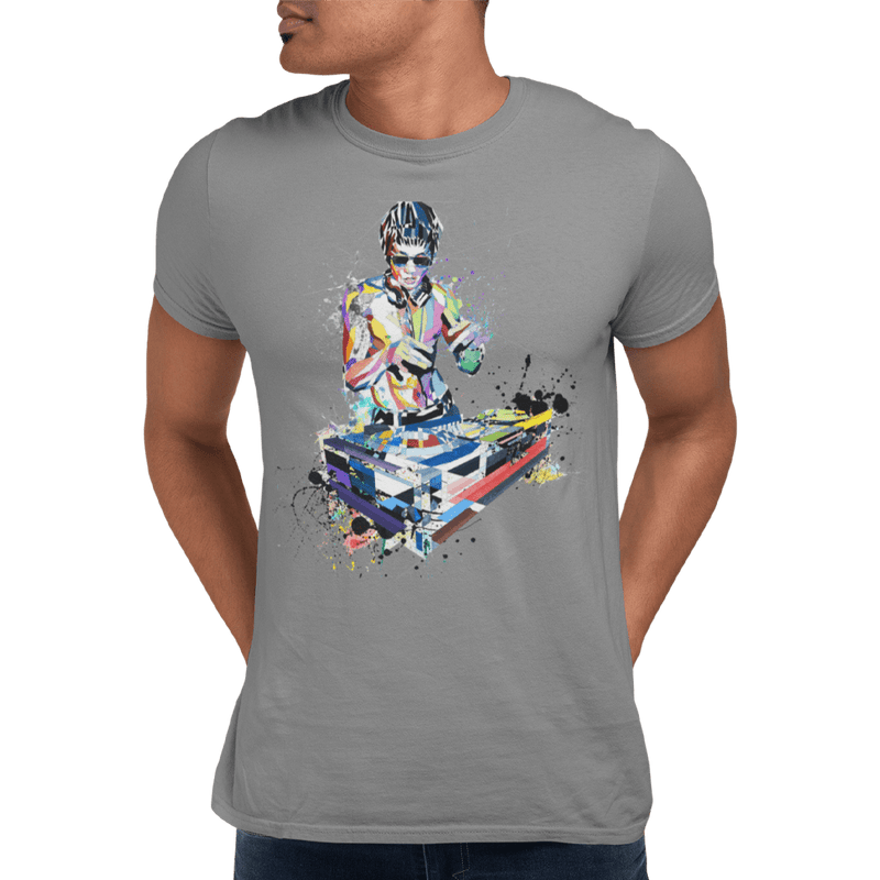 Unisex Heavyweight T Shirt - Bruce Lee DJ