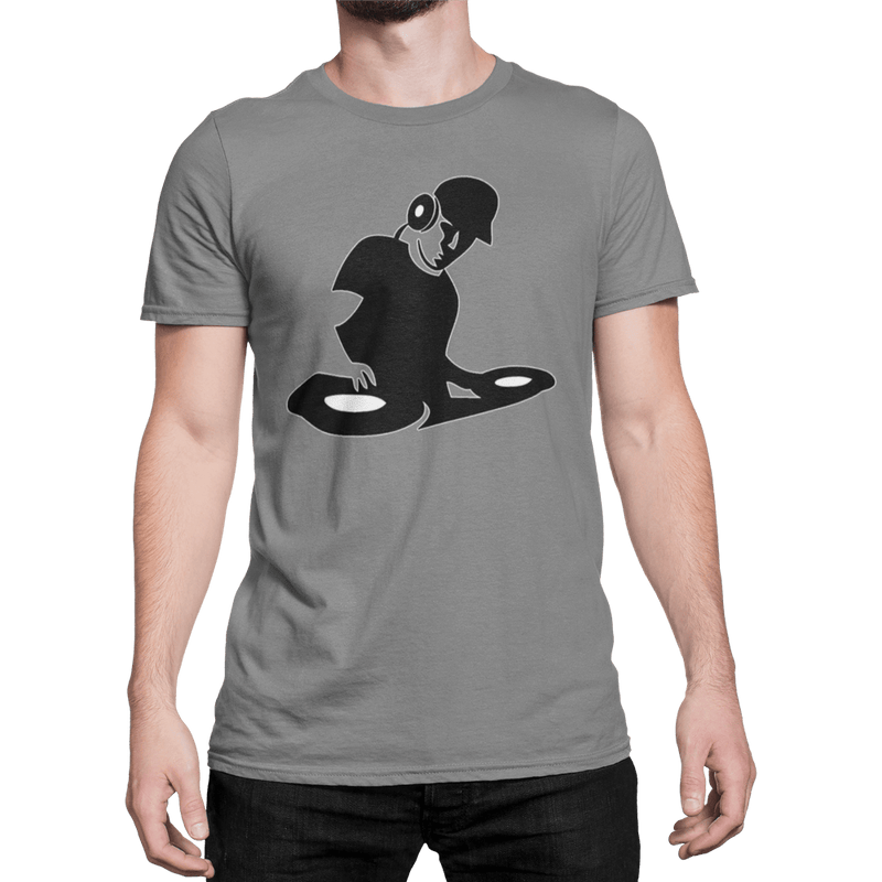 Unisex Heavyweight T Shirt - DJ Logo Design