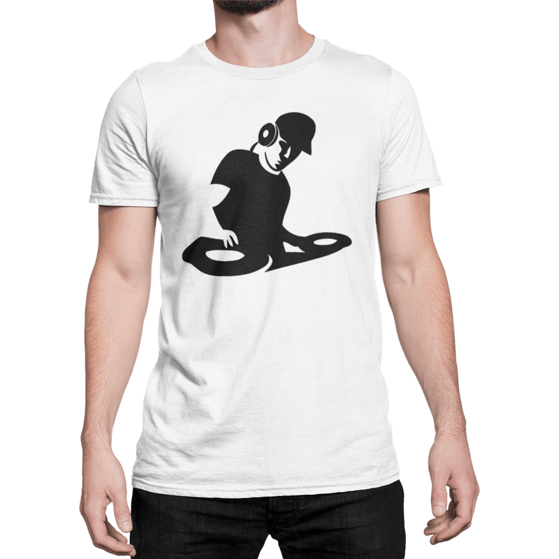Unisex Heavyweight T Shirt - DJ Logo Design