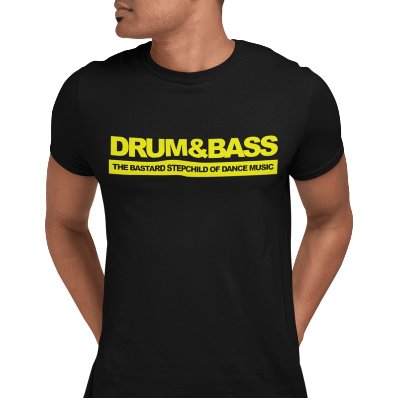 Unisex Heavyweight T Shirt - Drum and Bass - The Bastard Son Of Dance Music