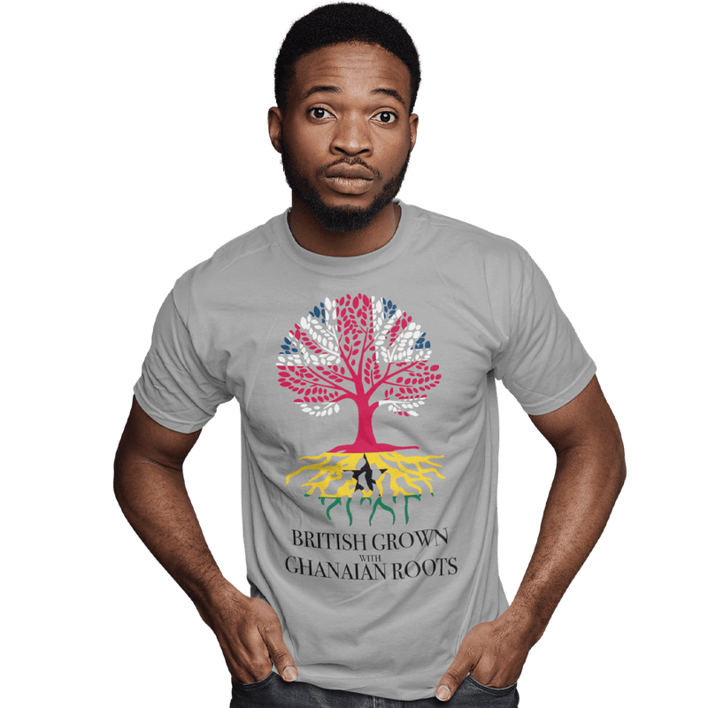 Unisex Heavyweight T Shirt - British Grown with Ghanian Roots
