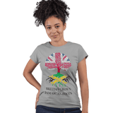Unisex Heavyweight T Shirt - British Born With Jamaican Roots