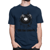 Unisex Heavyweight T Shirt - Big Smoke Turntable Paint Splash Design
