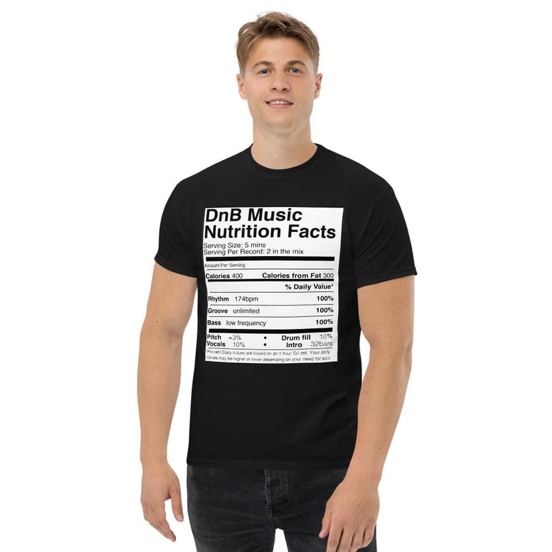 Unisex Heavyweight T Shirt - Drum and Bass Nutrition Facts