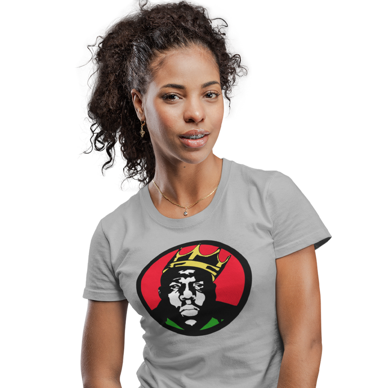 Unisex Heavyweight T Shirt - Notorious BIG (Red, Yellow, Green)