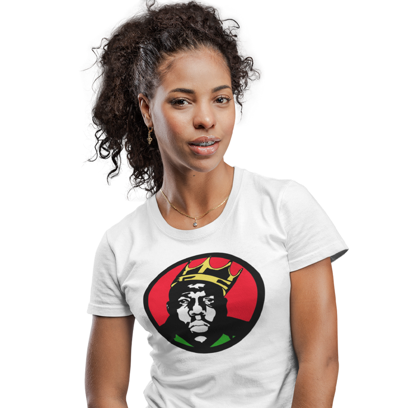 Unisex Heavyweight T Shirt - Notorious BIG (Red, Yellow, Green)