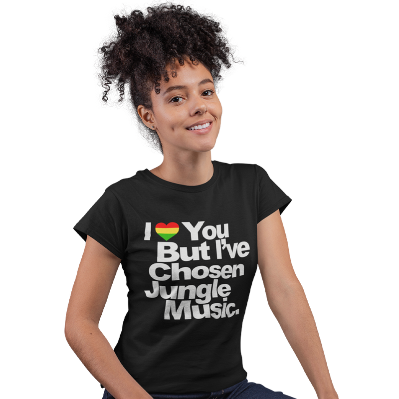 Unisex Heavyweight T Shirt - I Love You But Have Chosen Jungle Music