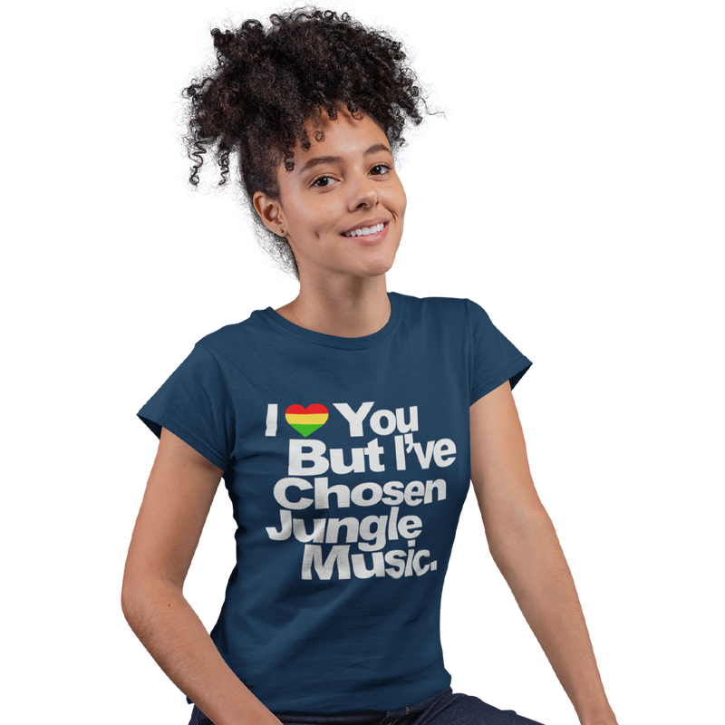 Unisex Heavyweight T Shirt - I Love You But Have Chosen Jungle Music