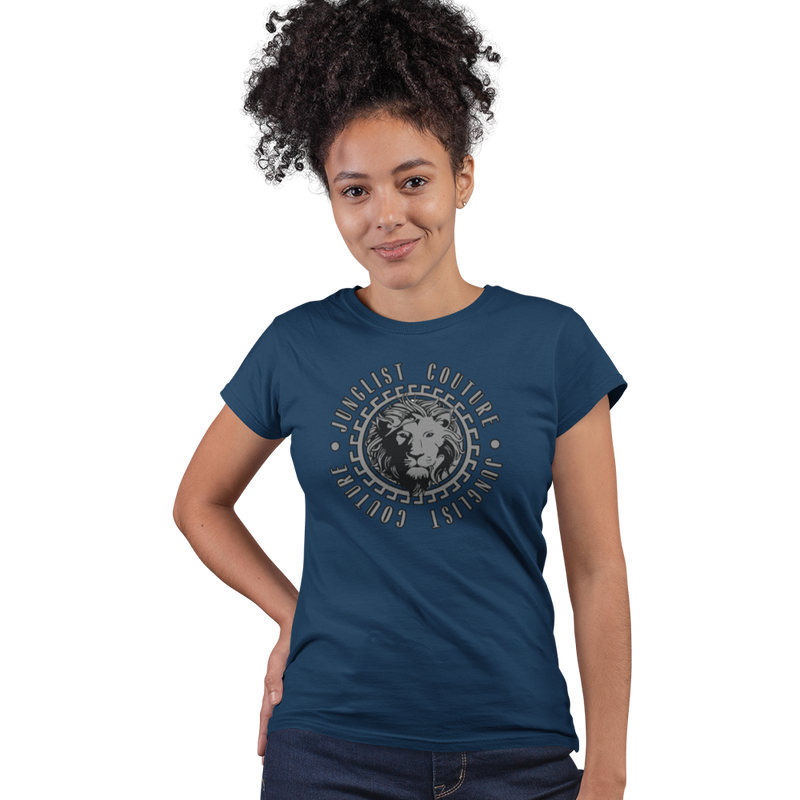 Unisex Heavyweight T Shirt - Junglist Couture (Silver)