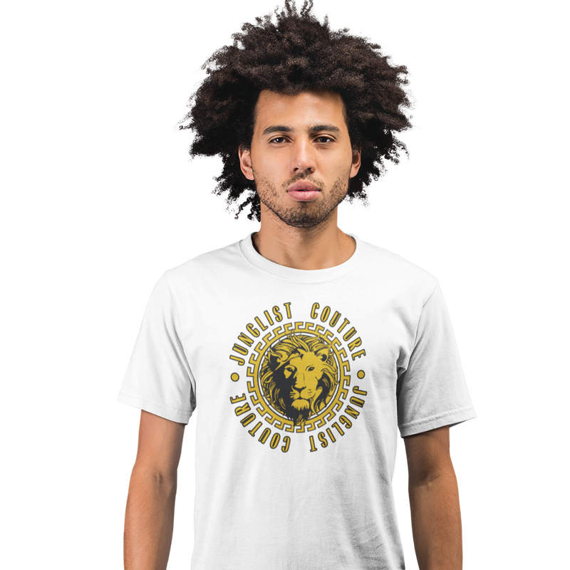 Unisex Heavyweight T Shirt - Junglist Couture (Gold)