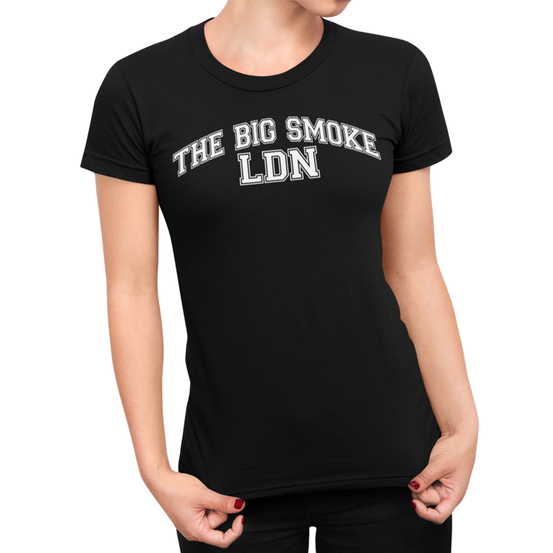 Unisex Heavyweight T Shirt - The Big Smoke LDN College Style