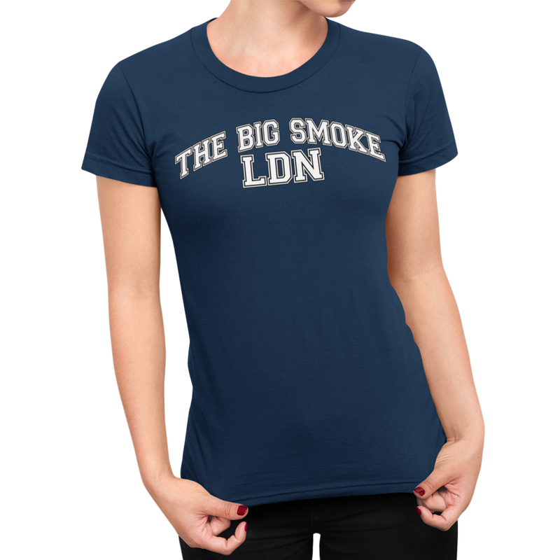 Unisex Heavyweight T Shirt - The Big Smoke LDN College Style