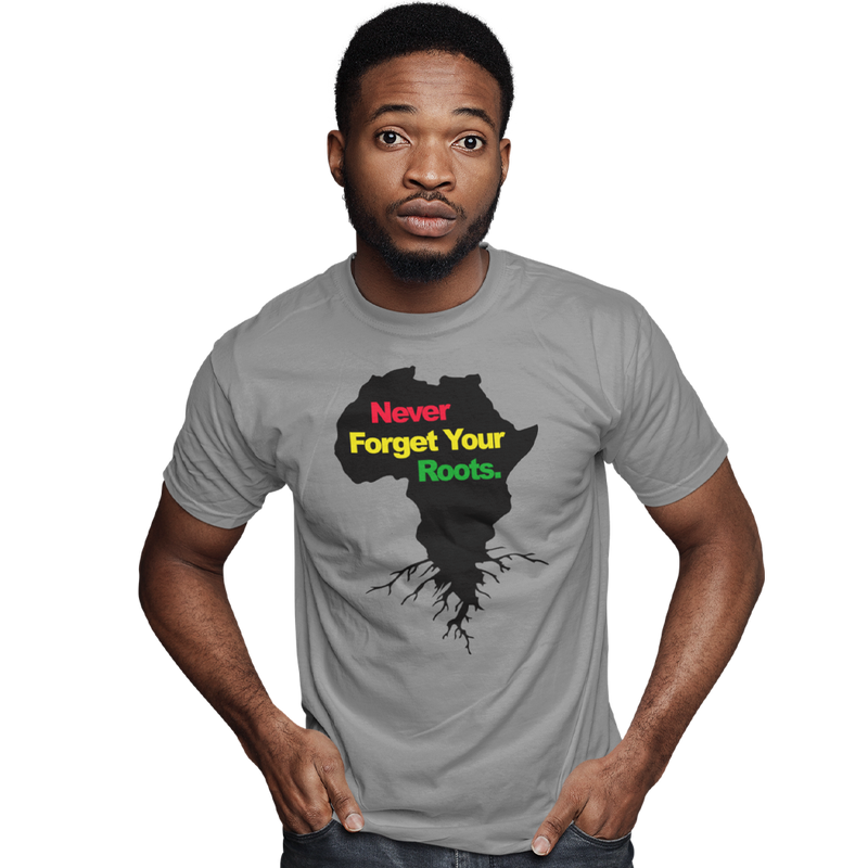Unisex Heavyweight T Shirt - Never Forget Your Roots