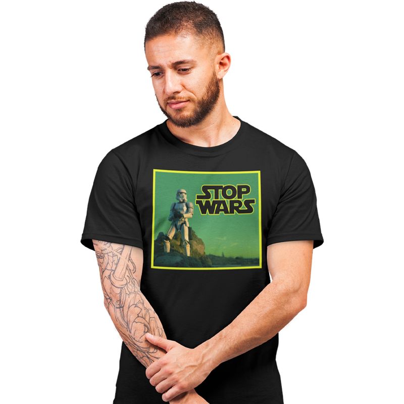 Unisex Heavyweight T Shirt - Stop Wars