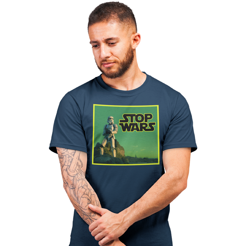 Unisex Heavyweight T Shirt - Stop Wars