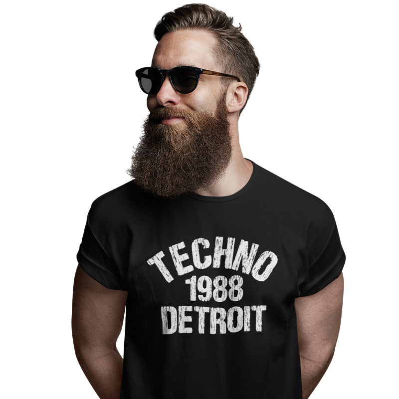 Unisex Heavyweight T Shirt - Techno Est 1988
