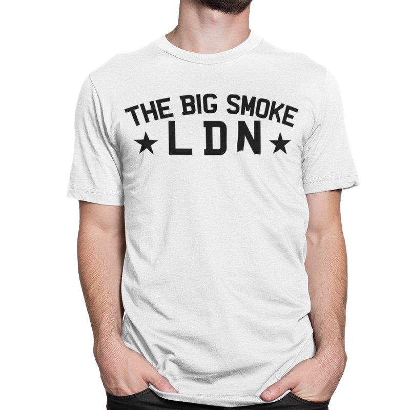 Unisex Heavyweight T Shirt - The Big Smoke LDN - Classic Design