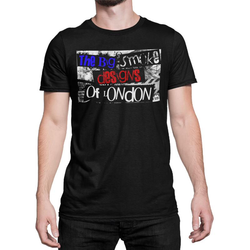 Unisex Heavyweight T Shirt - The Big Smoke - Punk Design