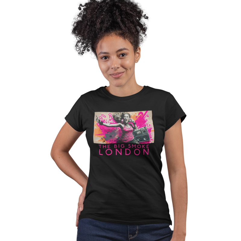 Women's Short Sleeve T-Shirt - The Big Smoke - Urban Child